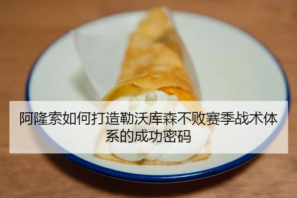阿隆索如何打造勒沃库森不败赛季战术体系的成功密码